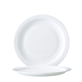 plate HOTELIERE UNI | tempered glass white  Ø 235 mm product photo