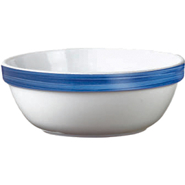 stacking bowl 900 ml BRUSH BLUE JEAN tempered glass Ø 170 mm H 77 mm product photo