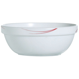 stacking bowl TORONTO PIMENT 270 ml tempered glass fine line  Ø 120 mm  H 47 mm product photo