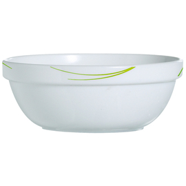 Clearance | stacking bowl TORONTO EDEN 270 ml tempered glass colored rim  Ø 120 mm  H 47 mm product photo