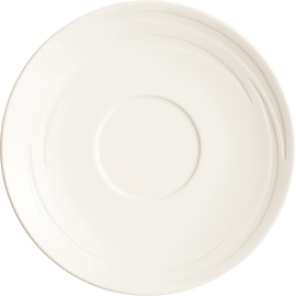 &quot;Intensity Zephyr cream white&quot; with relief, Ø 140 mm, height 18 mm, 140 g, Zenix®, matching to art. 408229 product photo