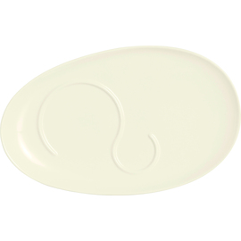 saucer FJORDS porcelain oval cream white Ø 172 mm product photo