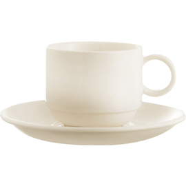 cup DARING with handle 220 ml porcelain cream white  H 65 mm product photo