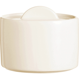 sugar jar DARING 200 ml porcelain cream white with lid  L 95 mm  B 80 mm  H 75 mm product photo