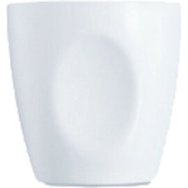 slide control cup Arcoroc Scenari 260 ml porcelain cream white  H 83 mm product photo