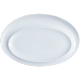 plate SCENARI porcelain cream white oval | 240 mm  x 160 mm product photo