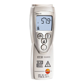 temperature meter testo 112 conformity assessed | -50°C to +200°C incl. batteries | calibration protocol product photo