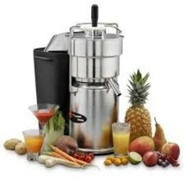 centrifugal fruit juicer|centrifugal vegetable juicer VITAMAT INOX R with eccentric circular chamber product photo