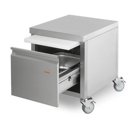 Mobile base cabinet for setting up the apple processing machine product photo