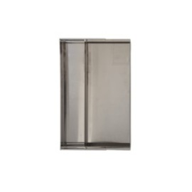 Blind sheet stainless steel | retractable | 35 - 50 mm  x 20 mm H 250 mm product photo