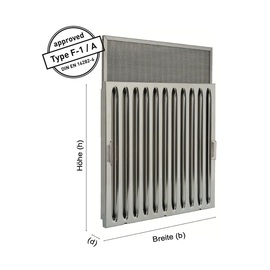 flame retardant filter FF-4 G 35AD | Typ F-1 / A | 400 mm x 400 mm x 20 mm product photo