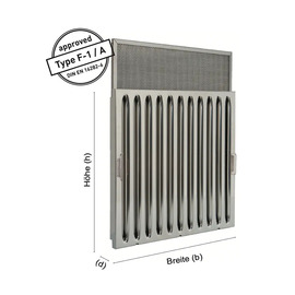 flame retardant filter FF-4 S 35AD | Typ F-1 / A | 400 mm x 400 mm x 20 mm product photo