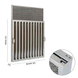 flame retardant filter FF-4 S 35A | Typ F-1 / A | 400 mm x 400 mm x 35 mm product photo  S
