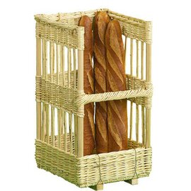 bread basket wicker 400 mm  x 400 mm  H 800 mm product photo