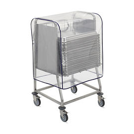 Washable protective cover for GN2/3 transport trolley product photo