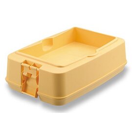 Compartment for individual food carriers, polypropylene, yellow, 355 x 241 x H 110 mm (outside) product photo