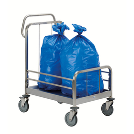 waste bag disposal trolley | storage area 690 x 555 mm product photo  S