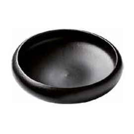 gourmet plate BLACKSTONE | stoneware | black Ø 160 mm H 40 mm product photo