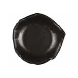 gourmet plate | stoneware | black Ø 207 mm H 44 mm product photo  S