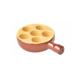 snail plate stoneware | long handle | 6-cavity Ø 120 mm H 35 mm product photo