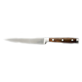 steak knife AZAWAK | brown L 23 cm | smooth cut product photo