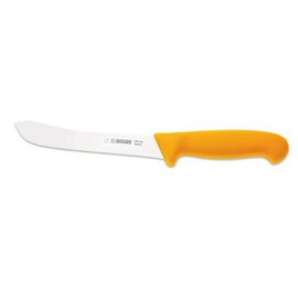 skinning knife curved blade smooth cut | yellow | blade length 16 cm  L 30 cm product photo