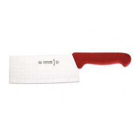 cleaver straight blade Chinese form smooth cut | red | blade length 17 cm  L 31 cm product photo