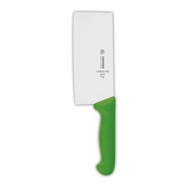 cleaver straight blade Chinese form smooth cut | green | blade length 21 cm  L 35 cm product photo