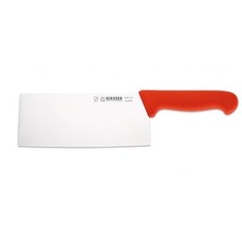 cleaver straight blade Chinese form smooth cut | red | blade length 19 cm  L 33 cm product photo