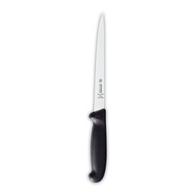 fish filleting knife straight blade very flexible smooth cut | black | blade length 18 cm  L 32 cm product photo