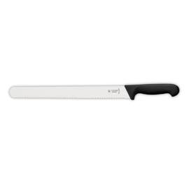 cold cuts slicing knife straight blade round top wavy cut | blade length 28 cm  L 42 cm product photo