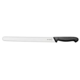 Salamimesser, blade length: 28 cm, handle with medium volume made of particularly non-slip and pleasantly grippy material, black, chamfered protection nose, suitable for almost all applications product photo