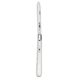 Sausage tasting knife straight blade smooth cut | white | blade length 11 cm  L 26 cm product photo