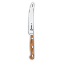 tomato knife curved blade | brown | blade length 13 cm product photo