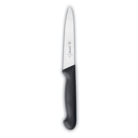 kitchen knife straight blade smooth cut | black | blade length 13 cm  L 27 cm product photo