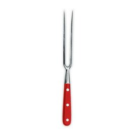 meat fork | handle material plastic red  L 180 mm product photo