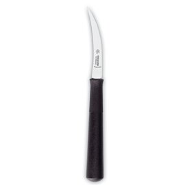 carving knife narrow angled smooth cut | black | blade length 6 cm  L 15 cm product photo