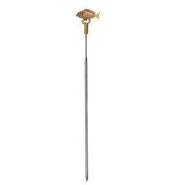 barbecue skewer  L 300 mm handle details fish product photo