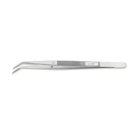 tweezers bent stainless steel L 150 mm product photo