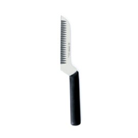 decorating knife long angled serrated serrated edge | black | blade length 12 cm product photo