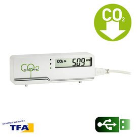 CO2 measuring device Air CO2ntrol Mini digital | 0°C to +50°C | 0 ppm to 3000 ppm  L 116 mm product photo