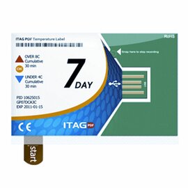 disposable data logger TempMate-PDF | -30°C to +70°C  L 80 mm product photo