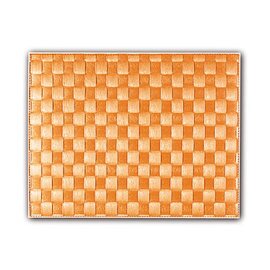 Fabric placemat Plastic Pp (polypropylene) Orange rectangular 400 mm 300 mm product photo
