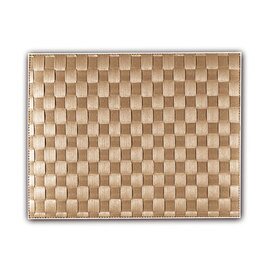 Fabric placemat Plastic Pp (polypropylene) beige round 360 mm product photo