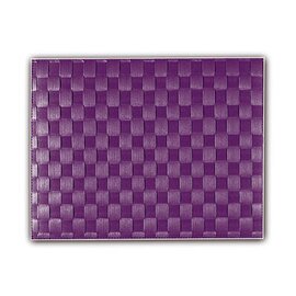 Fabric placemat Plastic Pp (polypropylene) plum round 360 mm product photo