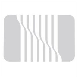 PP-Tischset Wavy Stripes Plastic Pp (polypropylene) Transparent rectangular 430 mm 300 mm product photo