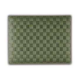 Fabric placemat Plastic Pp (polypropylene) dunkeloliv rectangular 415 mm 300 mm product photo