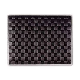 Fabric placemat Plastic Pp (polypropylene) Black rectangular 415 mm 300 mm product photo