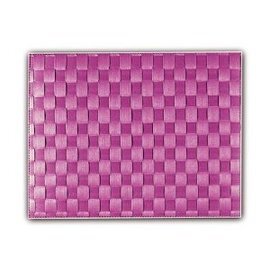 Fabric placemat Plastic Pp (polypropylene) purple rectangular 415 mm 300 mm product photo