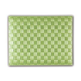 Fabric placemat Plastic Pp (polypropylene) lime round 360 mm product photo